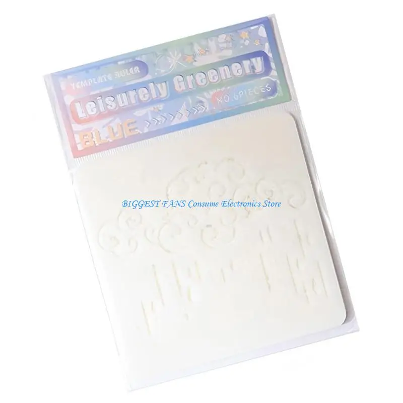 6 PCs Drawing Models Drawing Templates Stencils Schecils per album scrapbook