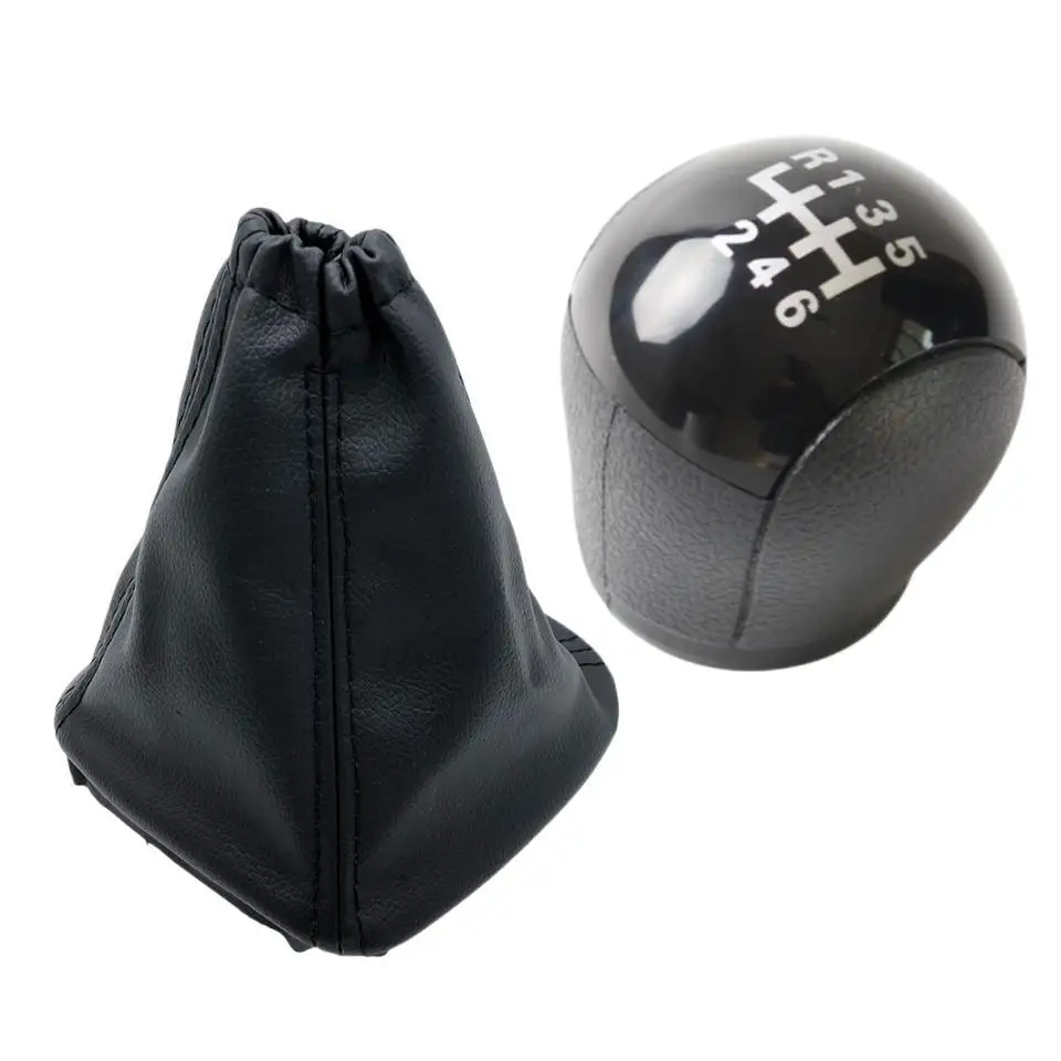 For Ford Transit Van MK7 (2006-2013) Car Styling 5/6 Speed Manual Gear Stick Shift Knob Lever Stick Gaiter Leather Boot Cover