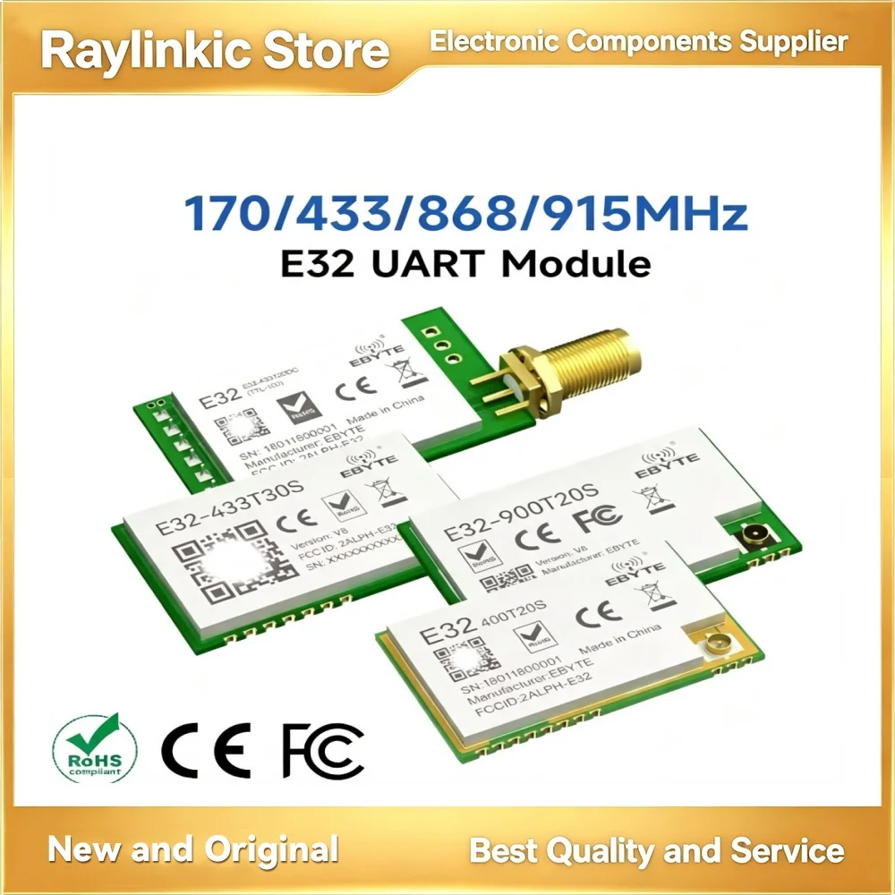 EBYTE E32-400T20S-V2.0 E32 LoRa UART Module - Long Distance Wireless 433MHz Spread Spectrum 20/30/33dBm