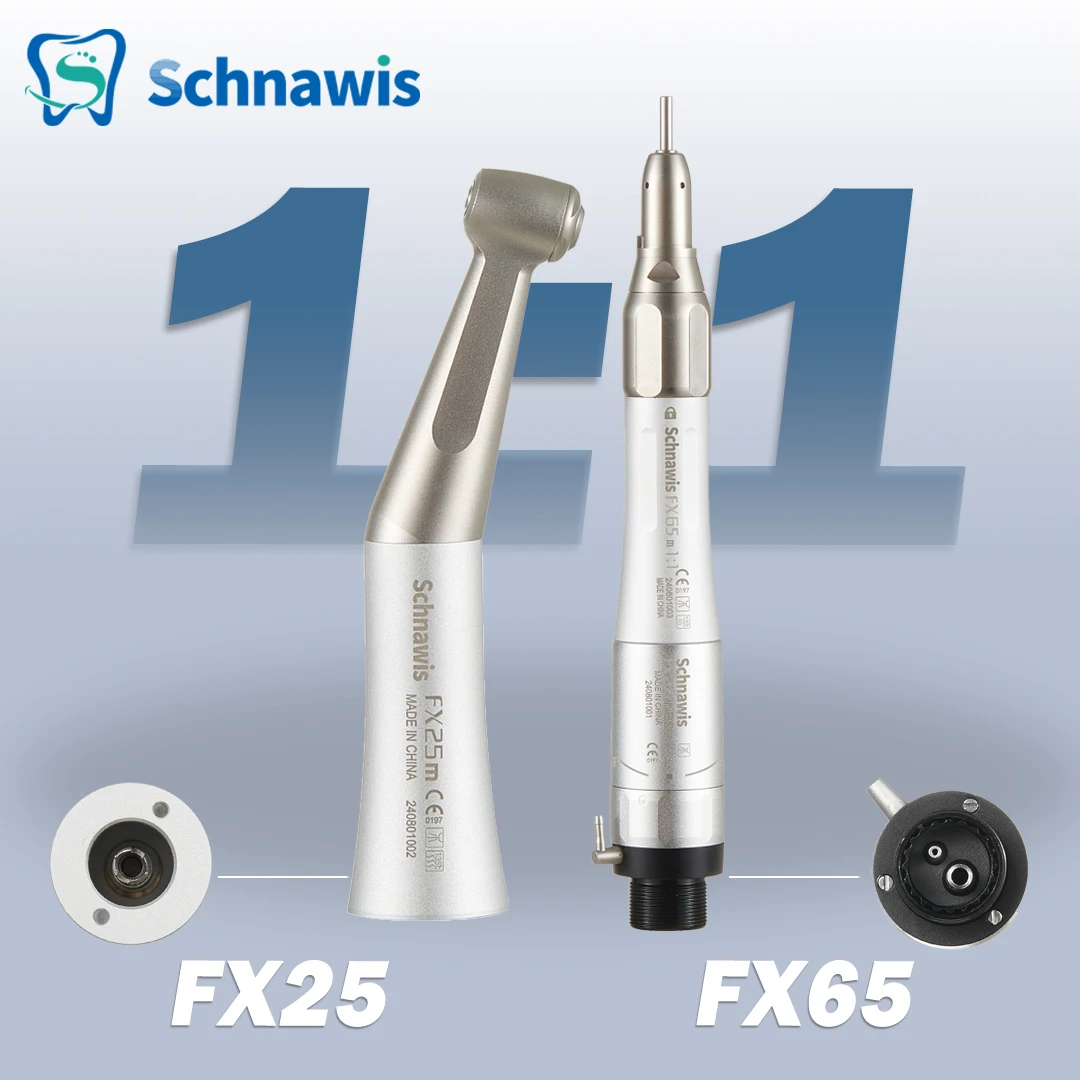 

FX25 FX65 Dental 1:1 Direct Drive Contra Angle Low Speed Handpiece Mini Head Dentistry Against Contra Angle Polishing Tools