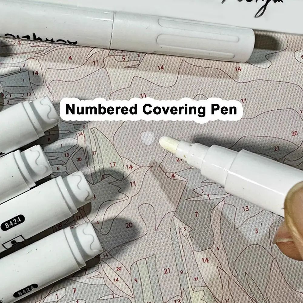 

1/10Pcs Hard Soft Nibs Marker Pens Quick-drying Acrylic Ink Highlighter Pencil Non-fading DIY Painting Pen Student Stationery