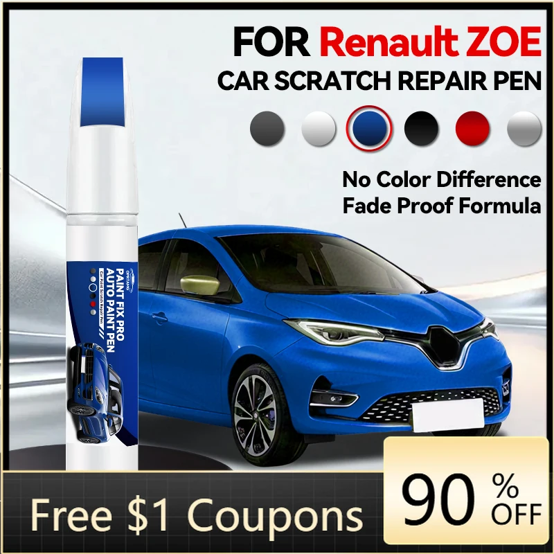 

Car Tool Accessories For Renault ZOE 2012-2025 X98 X10 Paint Repair Pen Touch Up Scratch Remover DIY Auto Accessories Black W