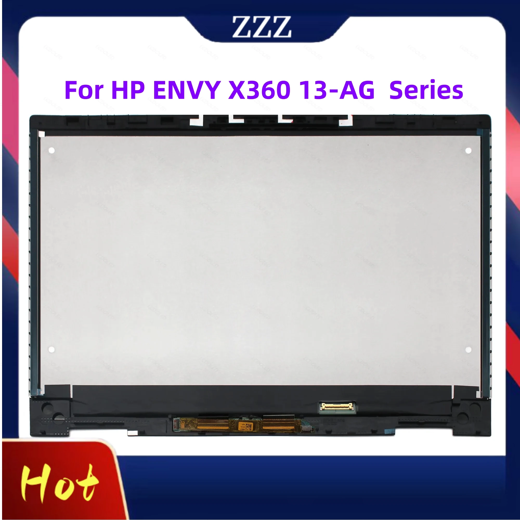 

13.3" LCD For HP ENVY X360 13-AG 13-ag0010ur 13-ag0020ur 13-AG Series LCD Touchscreen Digitizer Assembly Frame