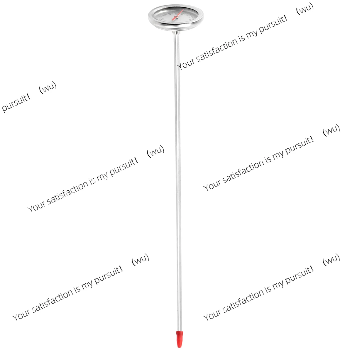 ZOCI-Compost Soil Thermometer 20 Inch 50 Cm Length Premium Food Grade Stainless Steel Measuring Probe Detector