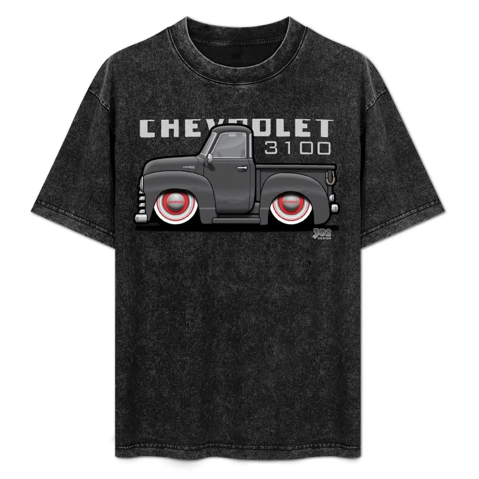 

1947 Hot Rod 3100 Truck (black) T-Shirt Plus Size Simple Casual Top