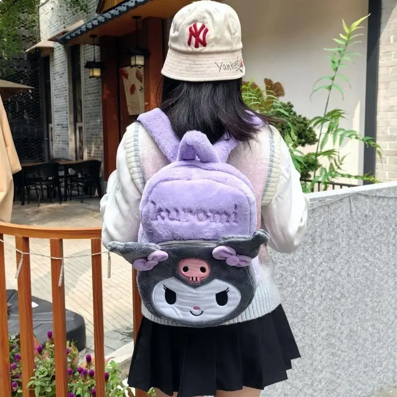 Girl Backpack Hot Sanrio Kuromi Hello Kitty Cinnamoroll Kawaii Children Cartoon Princess A Bag New Pattern Jk Uniform Bag