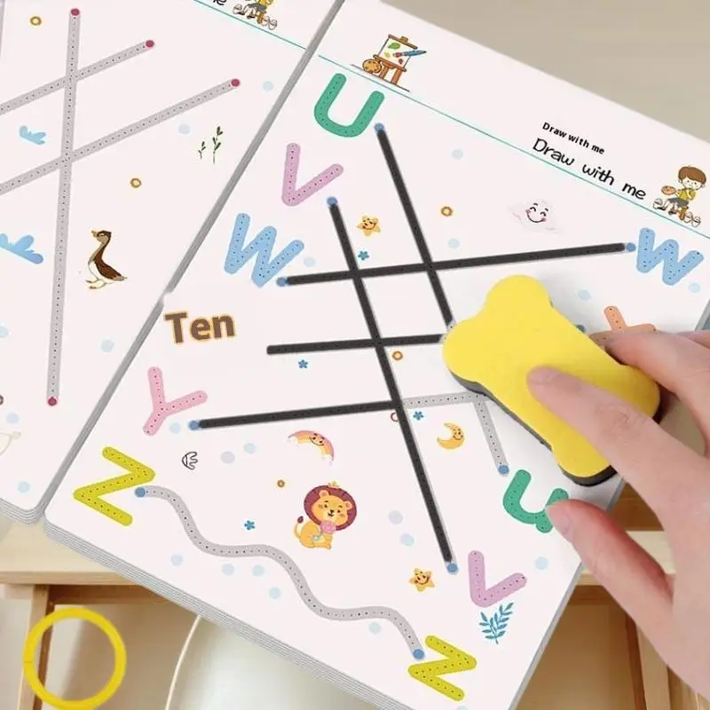 

Empower Toddlers with Educational Workbook: 32 Pages of Fun with Drawing and Tracing Practice for Handwriting Development