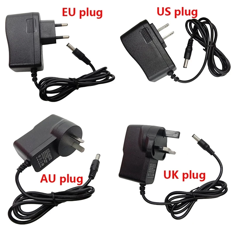 Power Adapter 5V 6V 6.5V 7.5V 0.5A 0.6A 1A AC Converter Power Supply 9V 10V 12V Adaptador DC Adaptor 5 6 12 Volt EU US UK AU