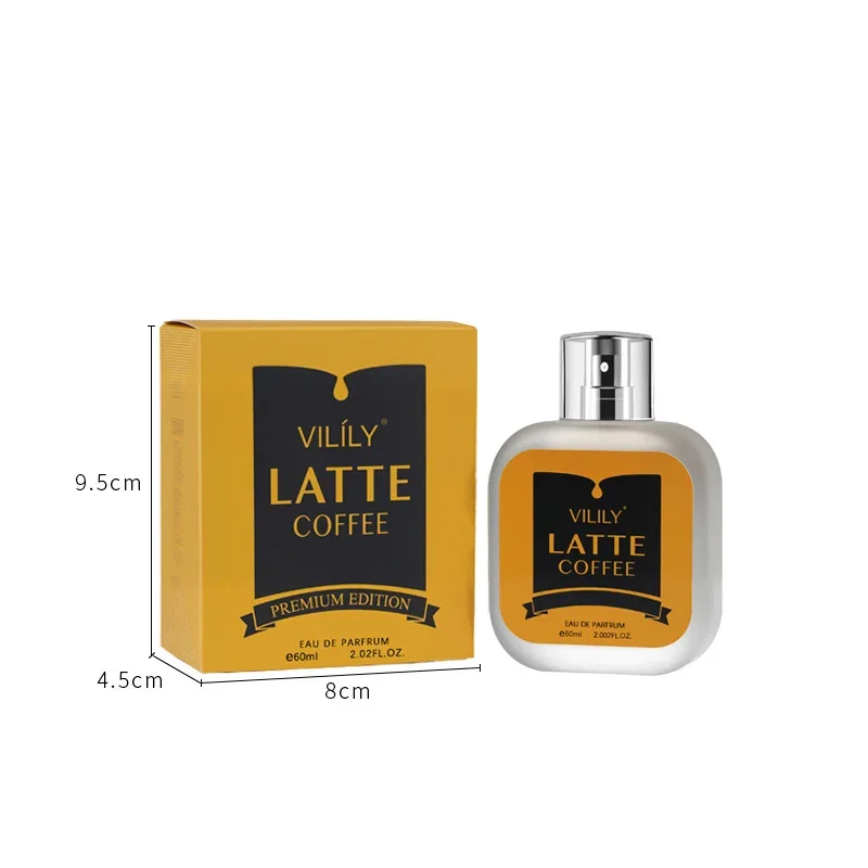 60ml chocolat Cappuccino Eau De Parfrum pour les femmes Parfum longue durée marque noix De coco café luxe Woody naturel Parfum Spray