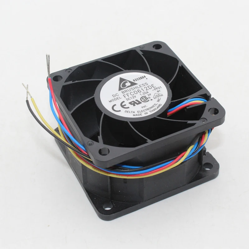 

New FFC0612DE For Delta 6038 12V 0.78A 6CM Server 4-Wire PWM Chassis Cooling Fan