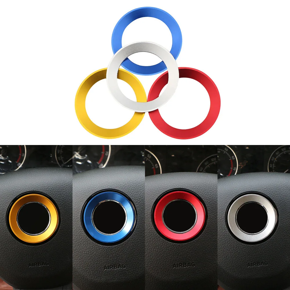 Car Steering Wheel Cover Trim For VW Amarok Tiguan Passat B7 Golf MK6 MK7 MK7.5 Caddy Jetta Polo MK5 Scirocco Sharan Accessories