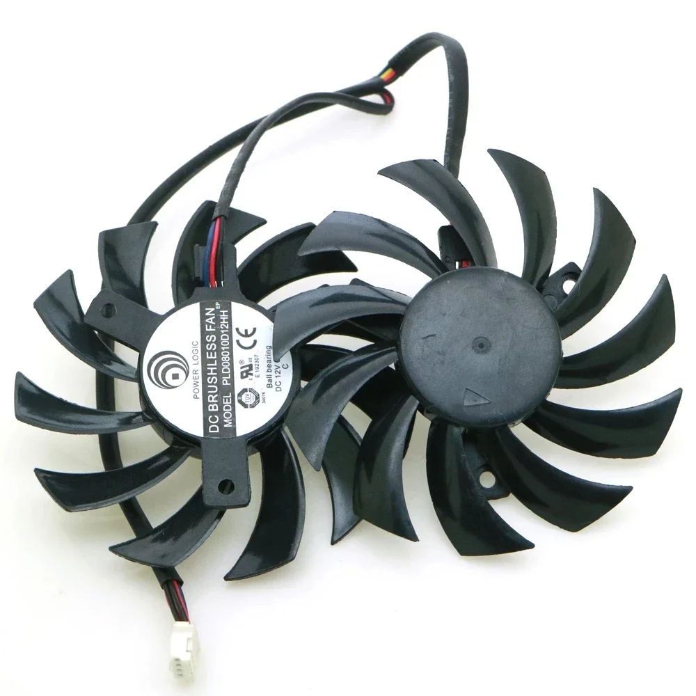 

PLD08010D12HH 74 мм 40*40*40 мм DC12V 0,35A 4-проводной 4-контактный вентилятор VGA для вентилятора DATALAND R7 260X