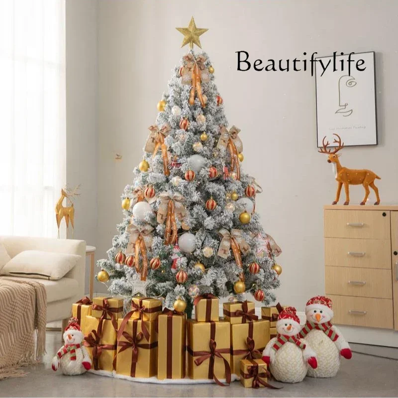 

White Christmas tree rnaments home Christmas decoration atmosphere high sense encryption