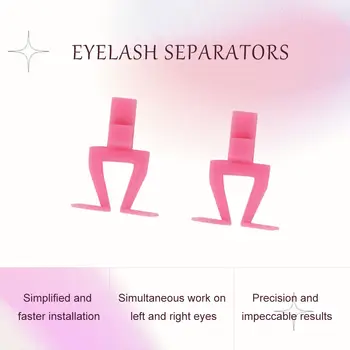 Silikonové podložky Rujade pro opakované použití, oddělovač řas, žabí nohy, prodloužení řas, roubování pro začátečníky, profesionální nástroje pro líčení řas 8 nejlepší prodej nástroj na oddělování řas pro prodlužování řas - №5