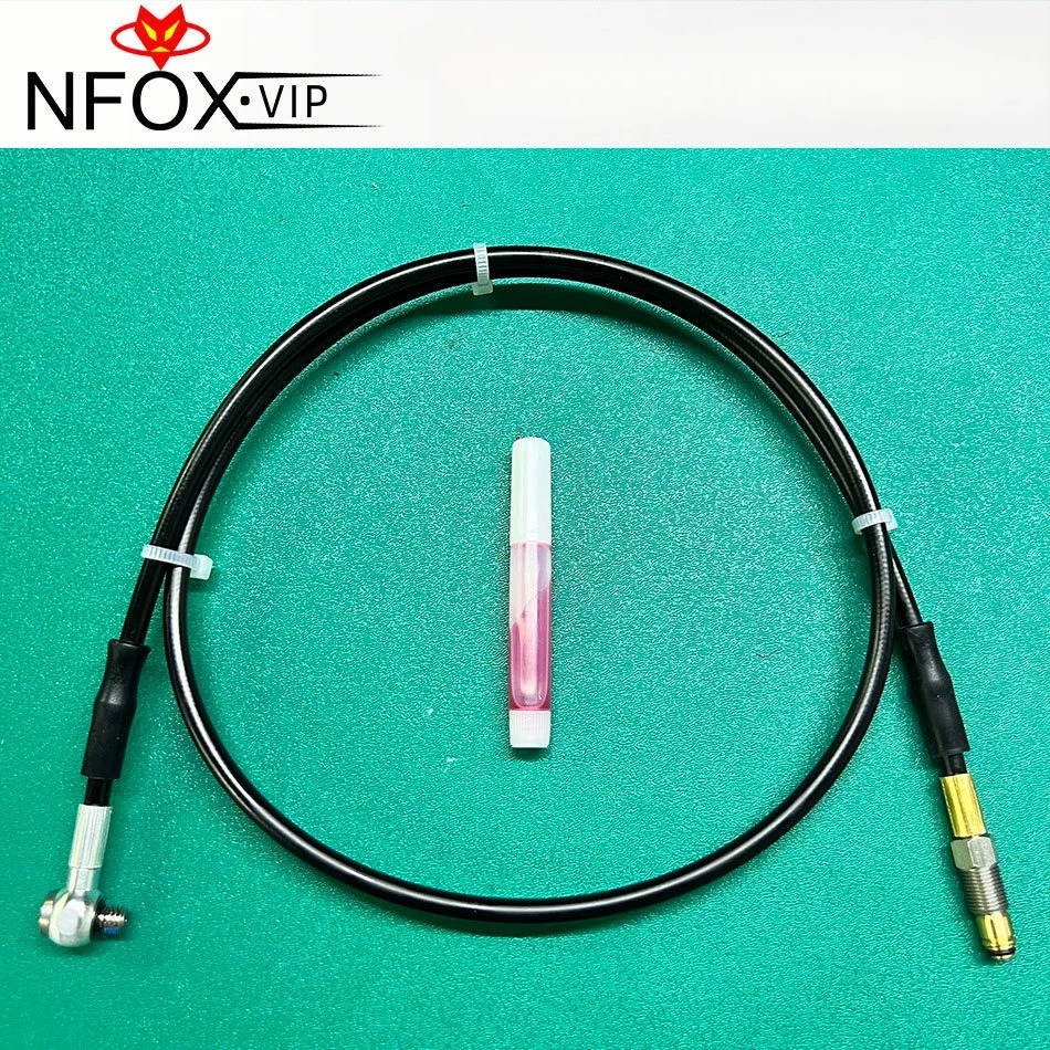 M8 Copper M6 Aluminum Steel Swivel Joint Brake Side Oil Pipe Universal Ride-Hailing Scooters Bikes Skateboards NFOX New