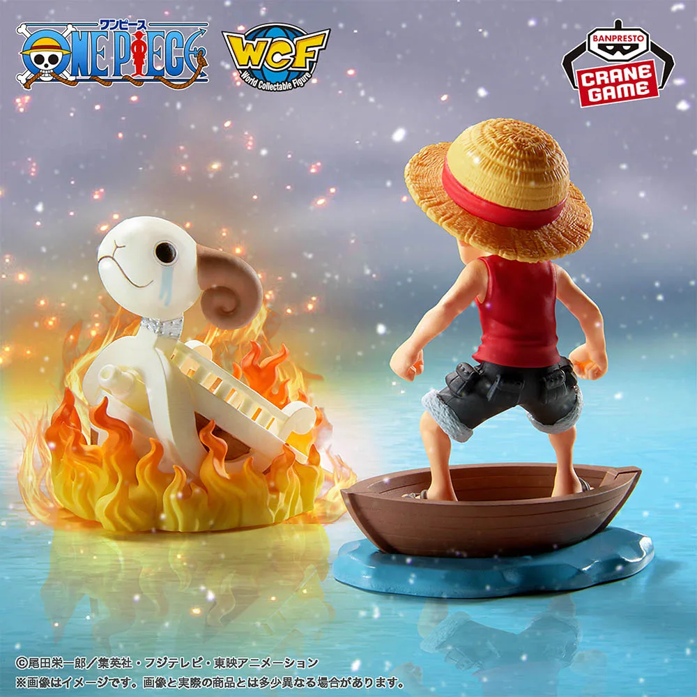 

BANDAI Banpresto One Piece World Коллекционная фигурка Log Stories-Monkey D Luffy Going Merry Фигурка Модель Аниме Натуральная игрушка в штучной упаковке