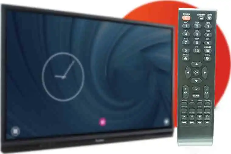 Remote Control For SMART 1031154 MX Series Displays SMART Board MX 265 (V1) ActivPanel Interactive Flat Non Touch Display Panel