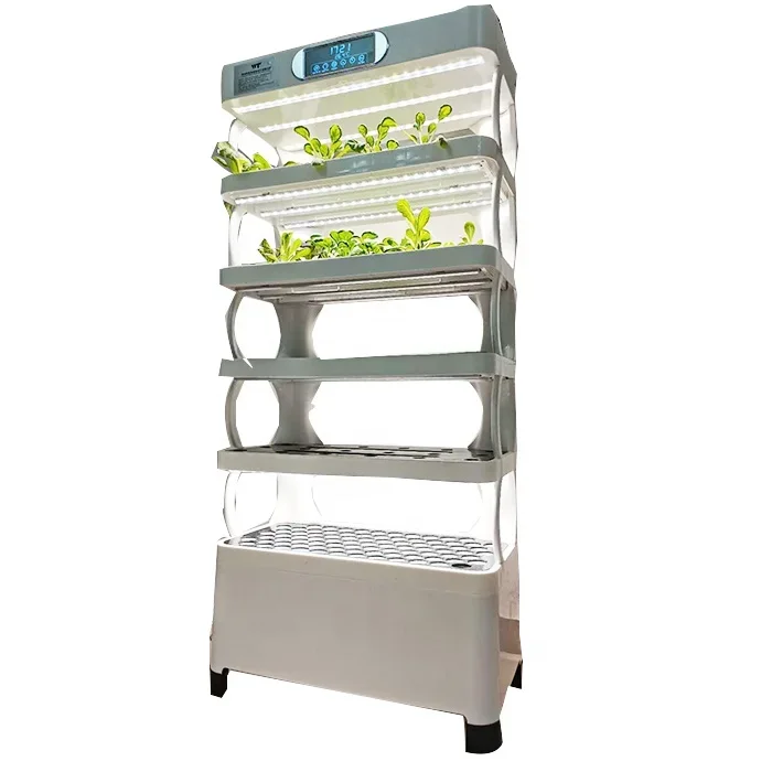 Intelligent Planting Cabinet Standing Vertical Garden Farm  Combined herbs Vegetable  hydroponic  growing system Kit AMIII