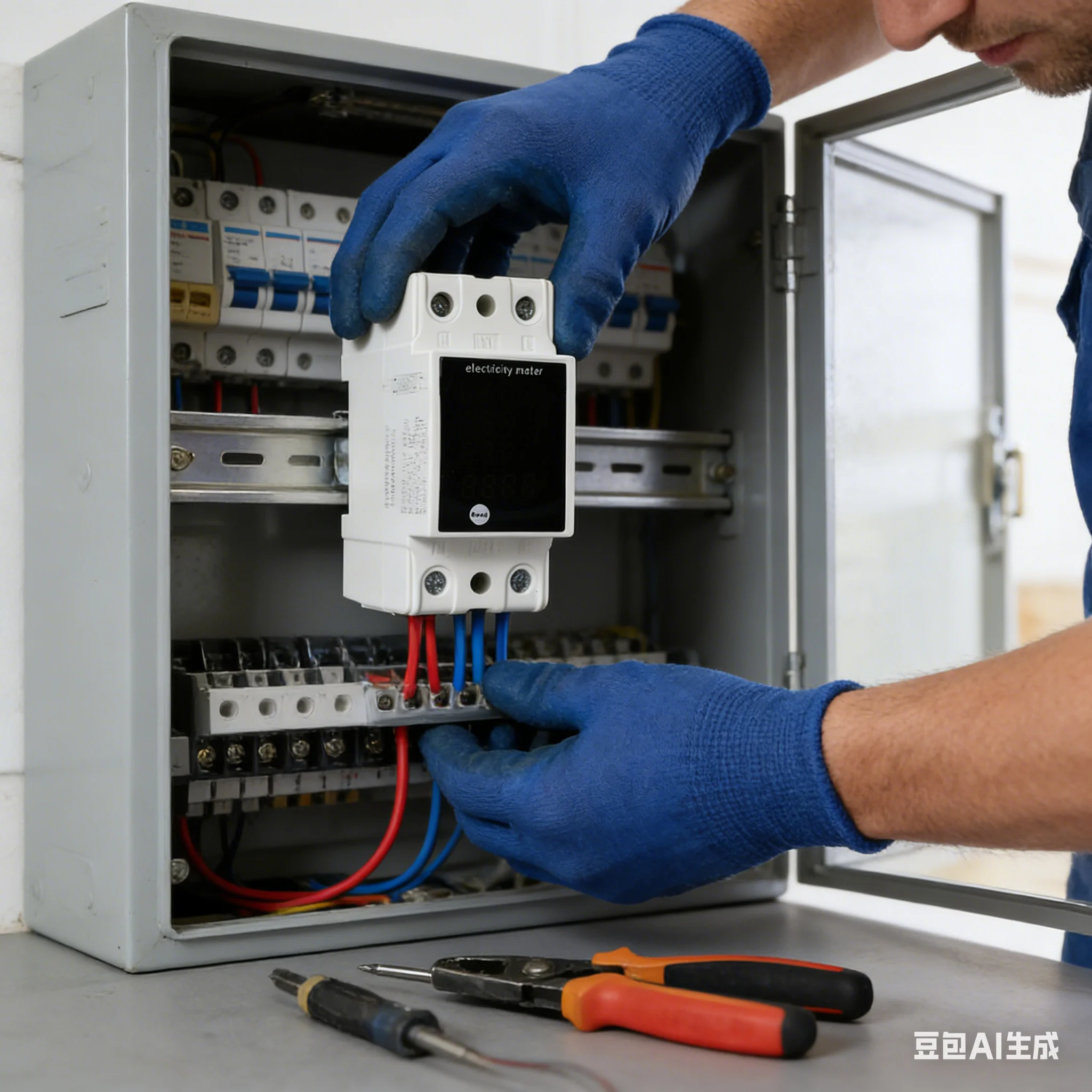 1PC Digital Display Voltage Current Power Factor Electricity Meter ZS-6035VAKW For Accurate Voltage Current Electrical Supplies