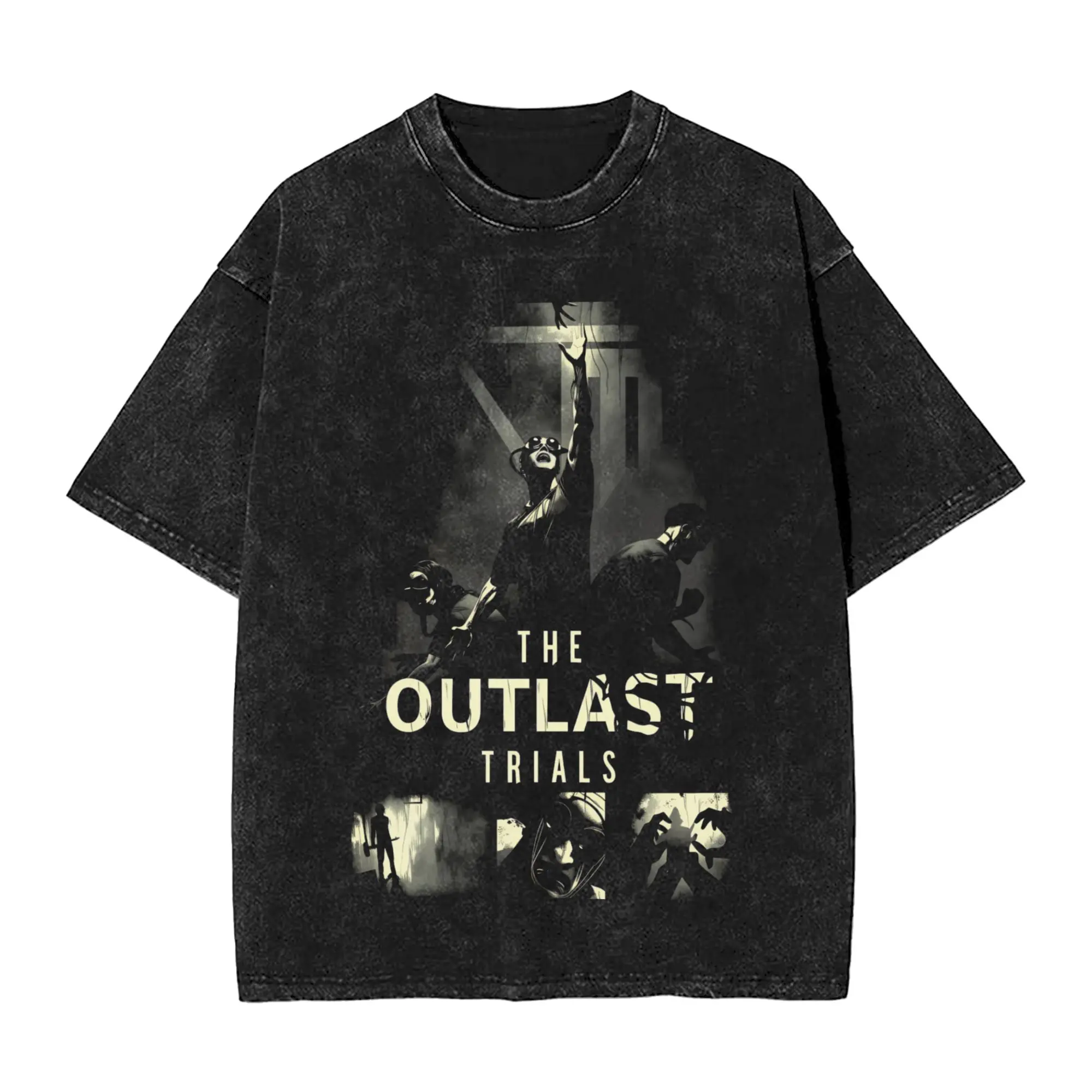 The Outlast Trials T Shirt Men Cotton Unique T-Shirt Crewneck  Tees Short Sleeve Clothing Adult
