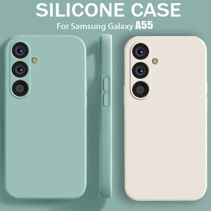 Soft Liquid Silicon Phone Case For Samsung Galaxy S26 S25 S24 S23 S22 PIus FE UItra  Cover For Samsung Cases