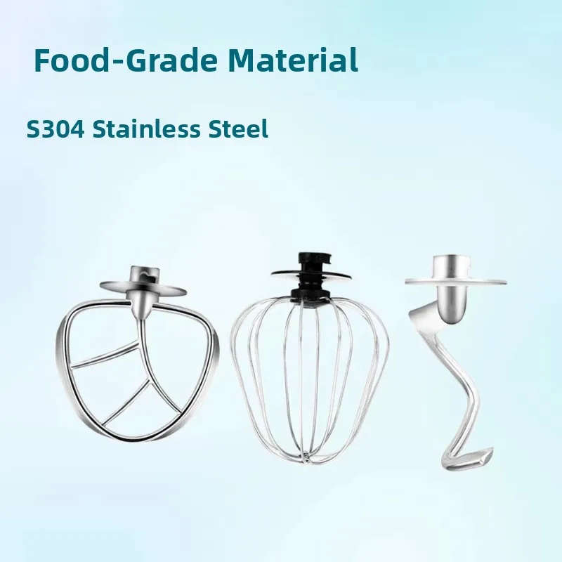 food-grade-s304-stainless-steel-mixing-accessories-for-chef-machine-and-dough-mixer-outdoor-camping-travel-fishing-gear