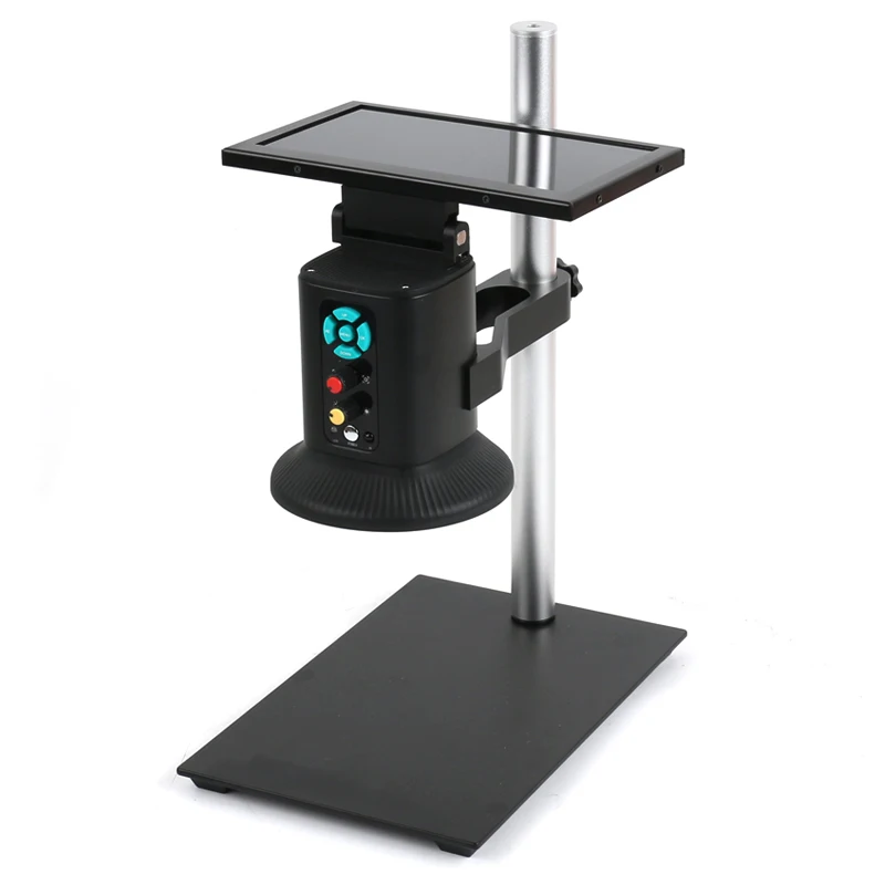 7.0 inch Integrated 1080P USB Video Microscope Camera Electronic zoom Camera Lens With Led Microscope Stand Video Recording Set