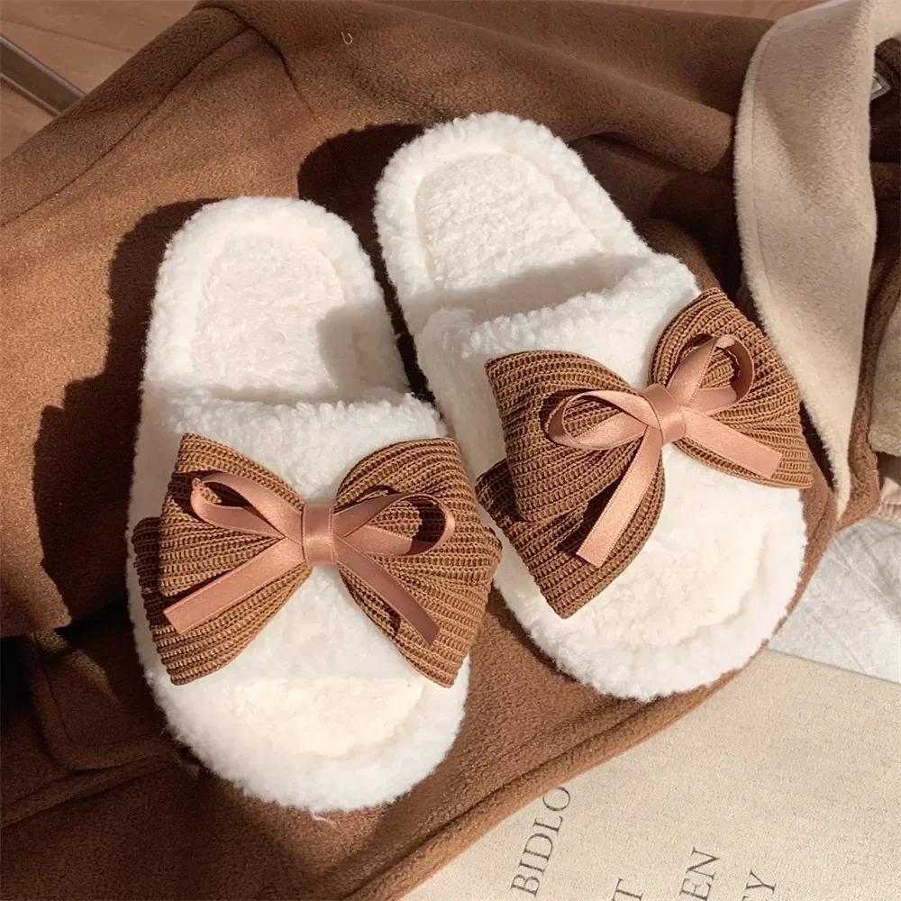 Autumn and winter new cute fun three-dimensional dog bag head cotton slippers home indoor women's plush cute slippers