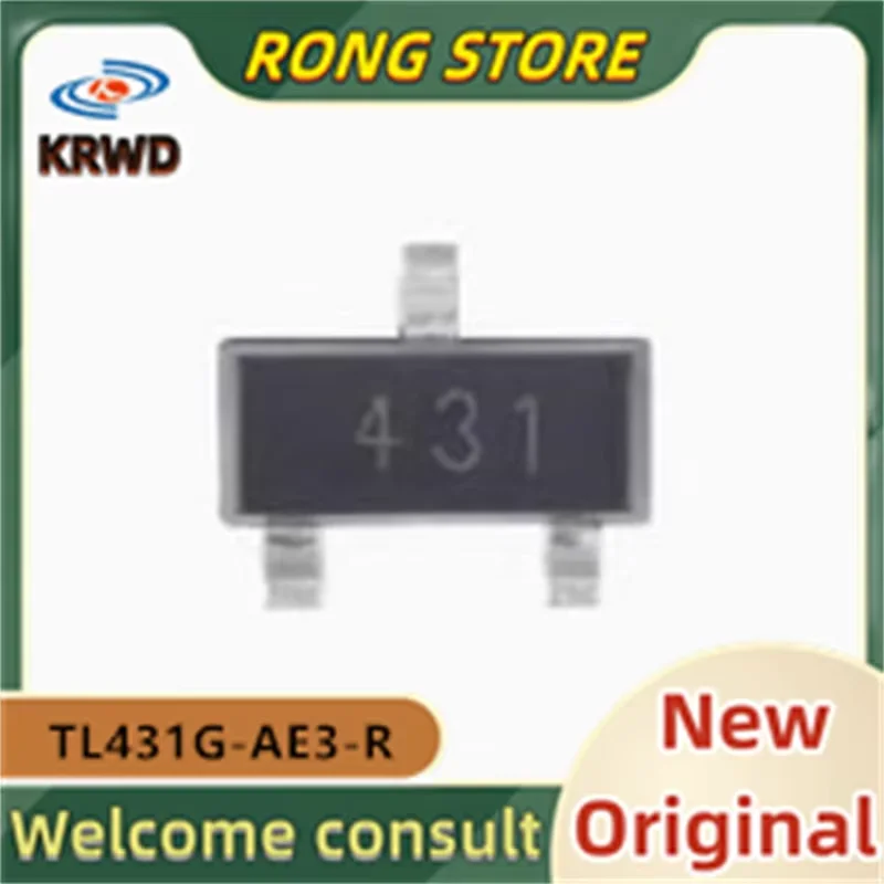 (50PCS/100PCS）431 TL431G-AE3-R TL431G SOT-23  New and Original Chip IC