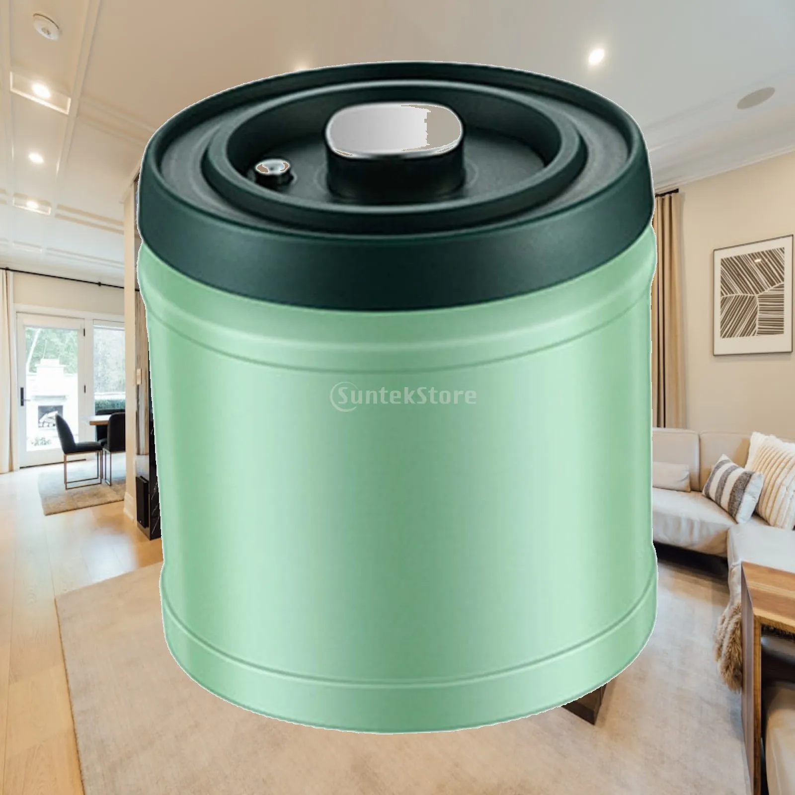 

Vacuum Coffee Storage Canister Portable Stainless Steel Sturdy Airtight Seal Container for Cereal Organization Nuts Sugar Cafe