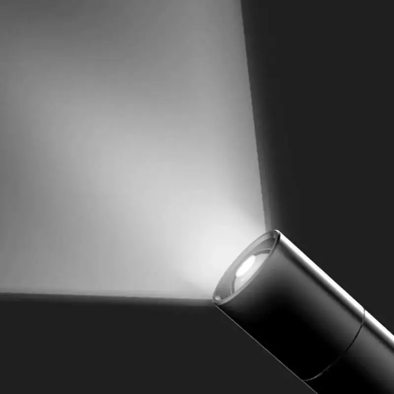 Compact Flashlight Chargable Portable Lightweight Mini Third Gear Outdoor Equipment Portable Flashlight Durable Long Distance