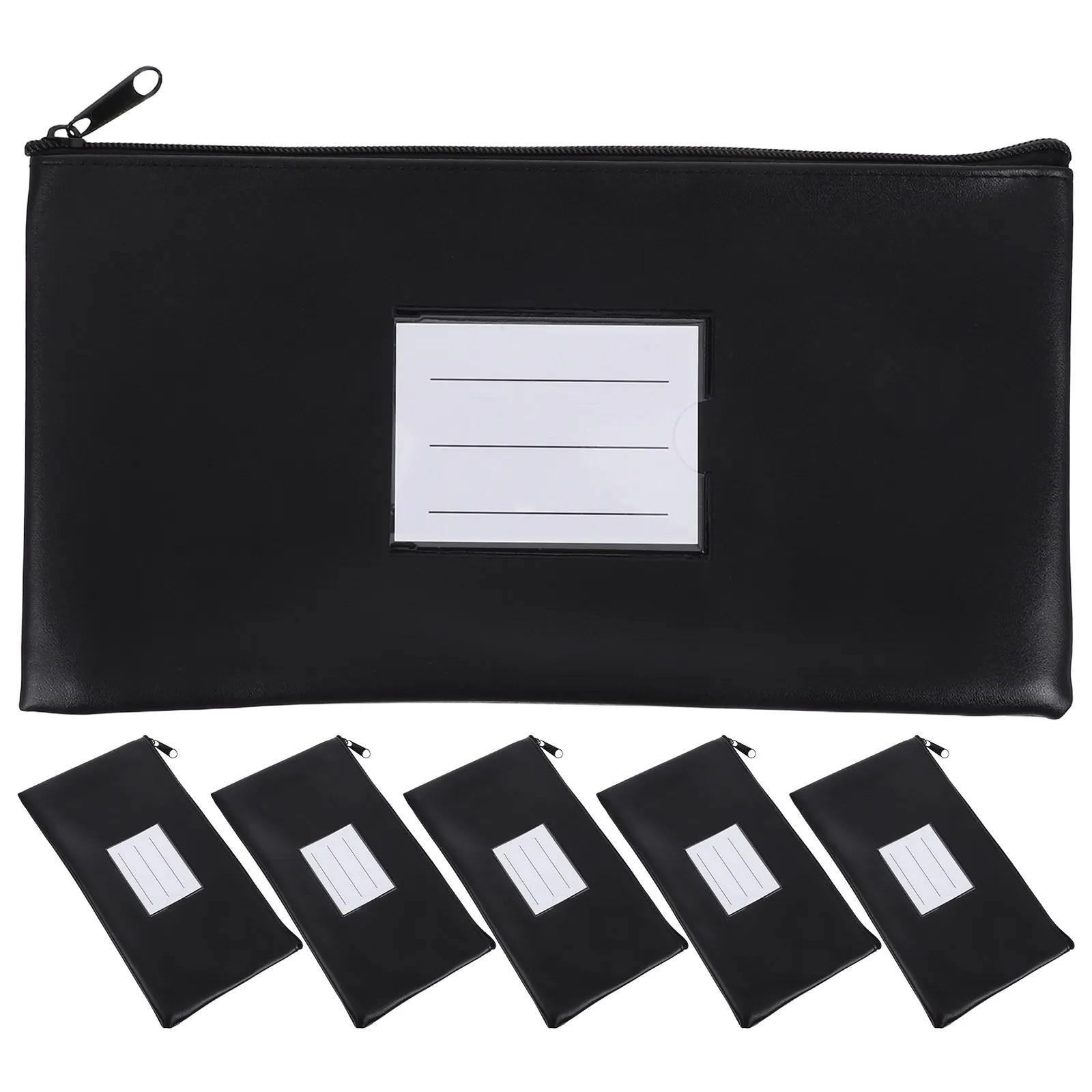 6pcs-waterproof-zippered-money-pouch-cash-bag-for-bills-coins-documents-travel-bank-office-small-wallet-receipt-holder-organizer