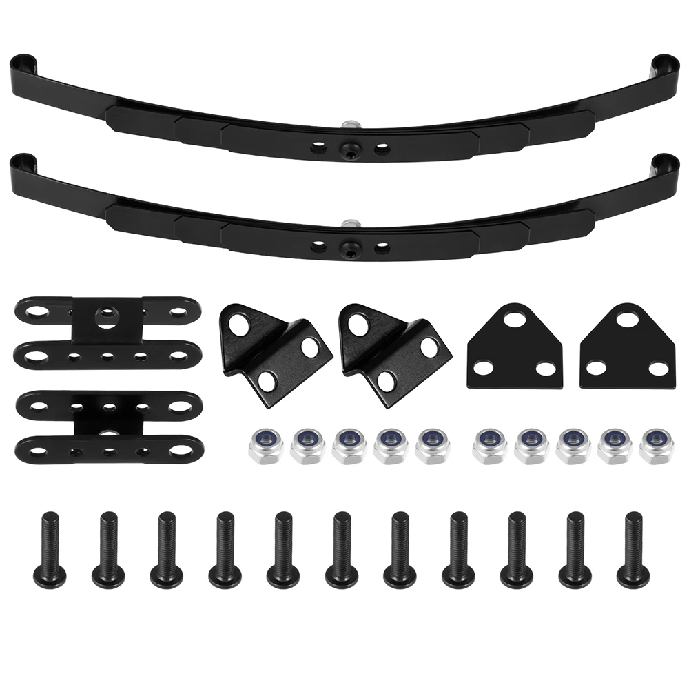 YEAHRUN Steel Leaf Spring Suspension Set for D90 1/10 RC Crawler Car Upgrade Parts