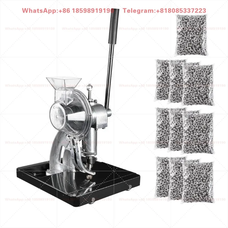 10mm Hand Operated Eyelet Setting Tool Manual Press Structure For Flex Banner Fabric Metal Eyelet Fastening Production Work