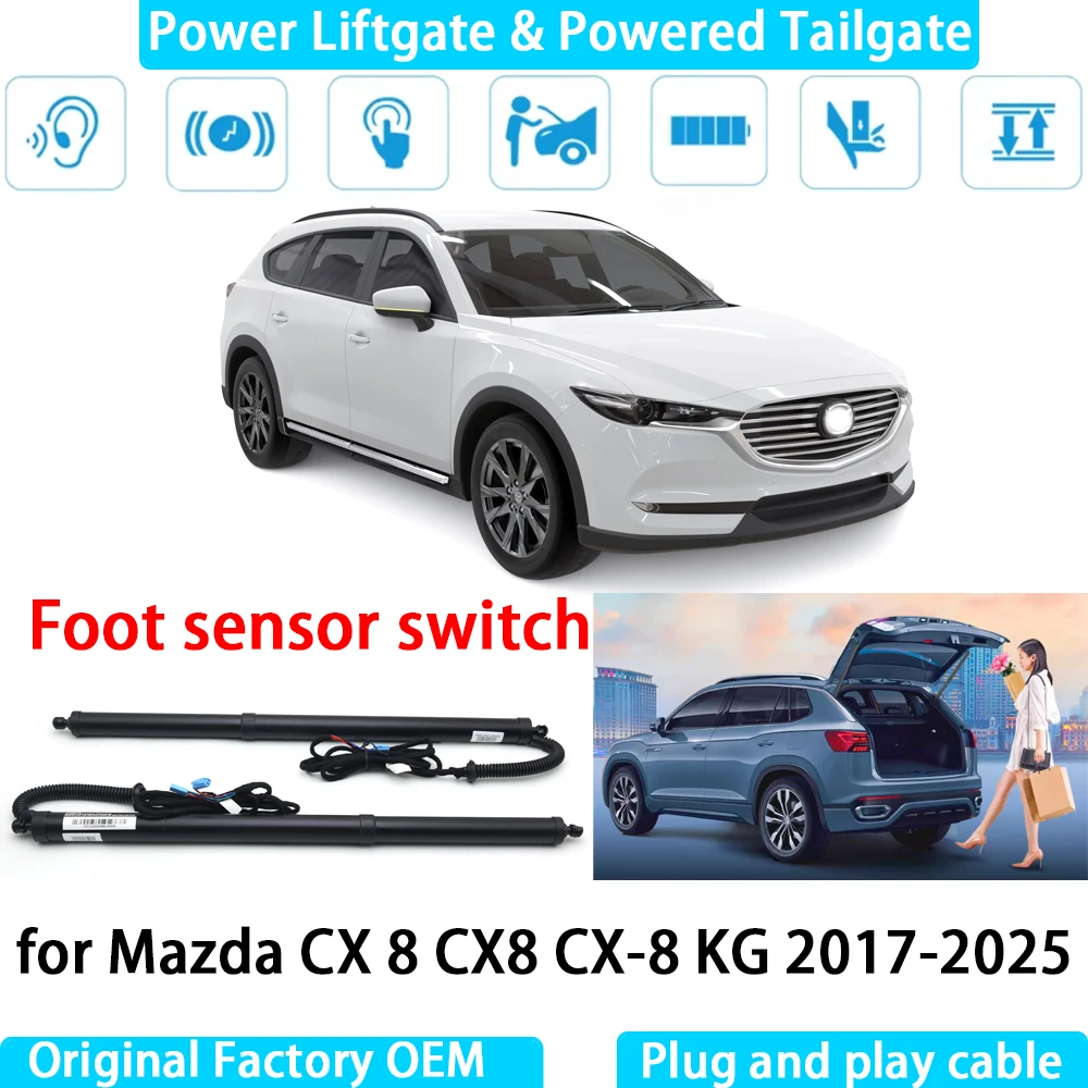 

for Mazda CX 8 CX8 CX-8 KG 2017-2025 Automatic Electric Power Liftgate Powered Tailgate Strut Tail Gate Lift System