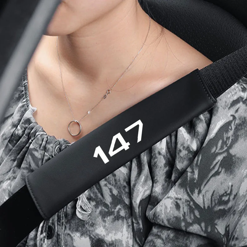 Car Safety Belt Cover Adjustable Seat Belt Cover Shoulder Strap Covers For Alfa Romeo 147 Car Accessorie Seat Belt Padding Pad