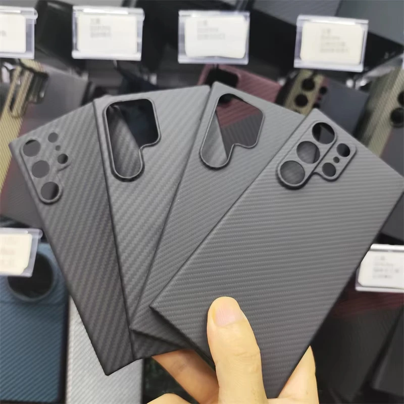 

Чехол из углеродного волокна для Samsung Galaxy S24 Ultra, защитный чехол из арамидного волокна23 Ultra, чехол для Galaxy S22 Ultra, аксессуар для телефона