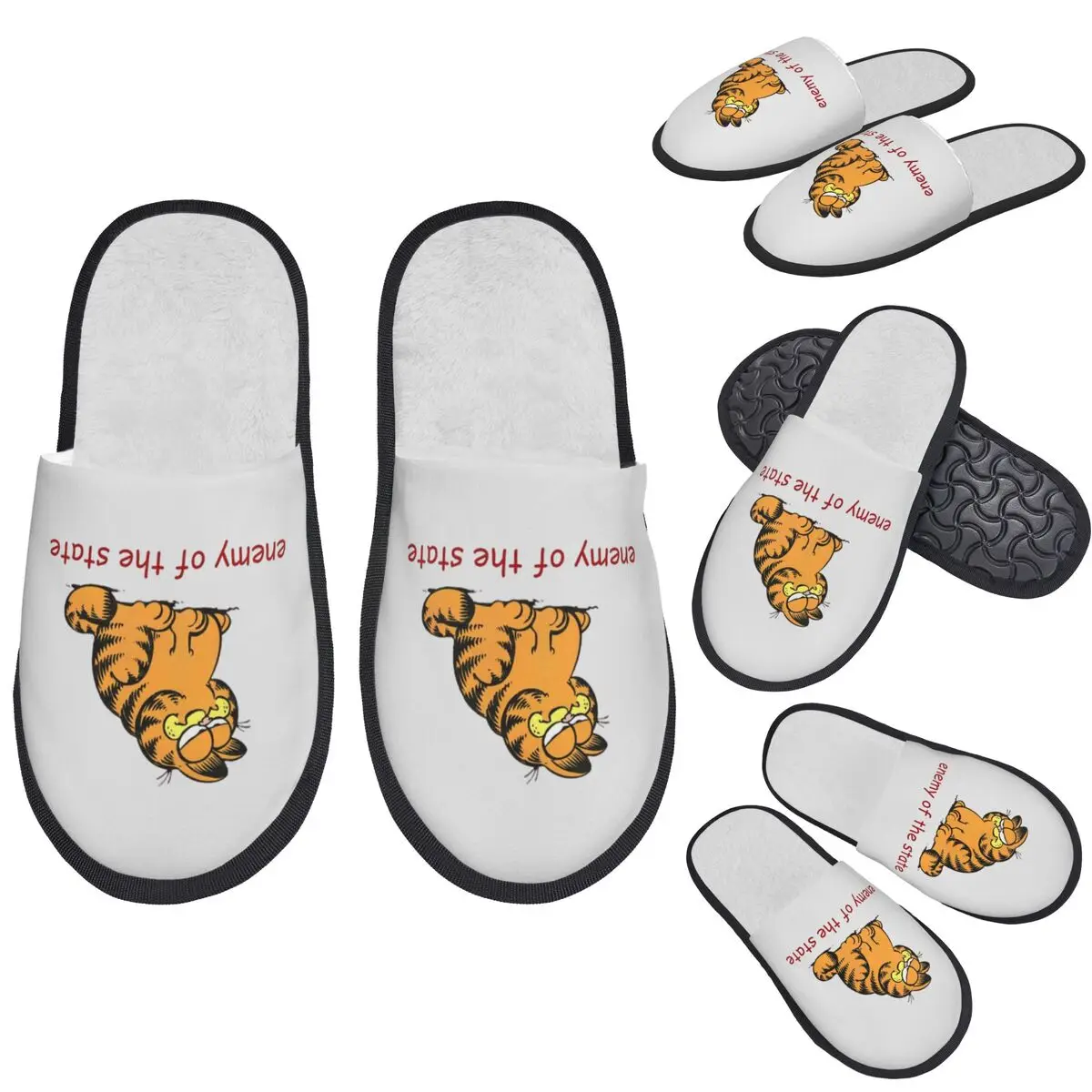 

Custom Comrade Garf Slippers Memory Foam Warm Soft Women House Slipper Bedroom Cozy Shoes