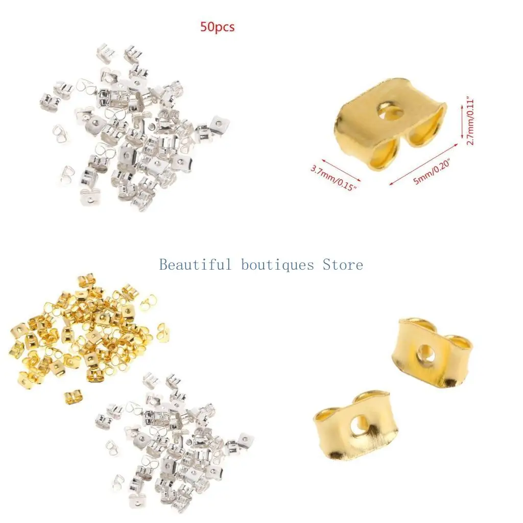 U4LF Metal para aretes mariposa Reemplazos respaldos aretes para postes Respaldo aretes
