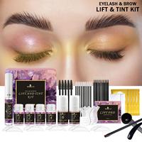Lifting Lashes Kit Lash Lifiting Curling Eyelash Perm Kit Eye Makeup Eyelash Eyebrow Dye Tint Combination Eyelash Enhancer