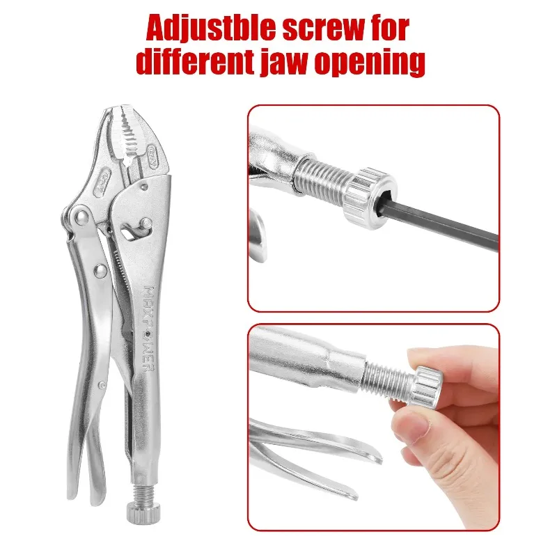 Heavy-Duty Industrial Grade C-Type Multifunctional Pressure Pliers Powerful Fixed Circular Mouth Force Wrench Tool