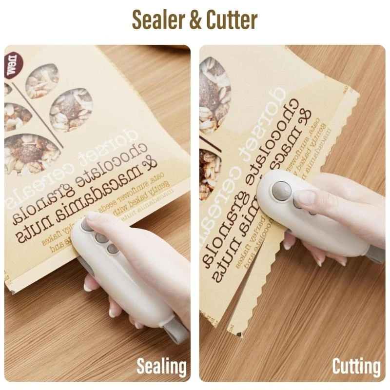 ハンドヘルドフードシーラー400MAHバッテリー駆動の熱シーリングツールスナックバッグ用