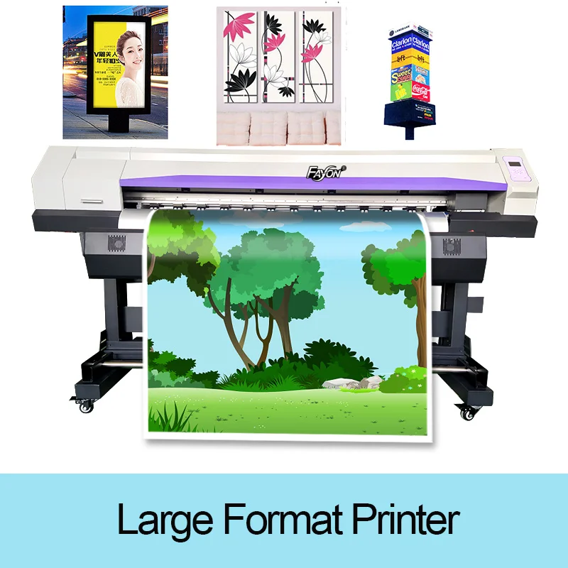 Large Format Printer 1.6m Fayon GM Rolls Dot Matrix Printer xp600/i3200/i1600/DX5/DX7