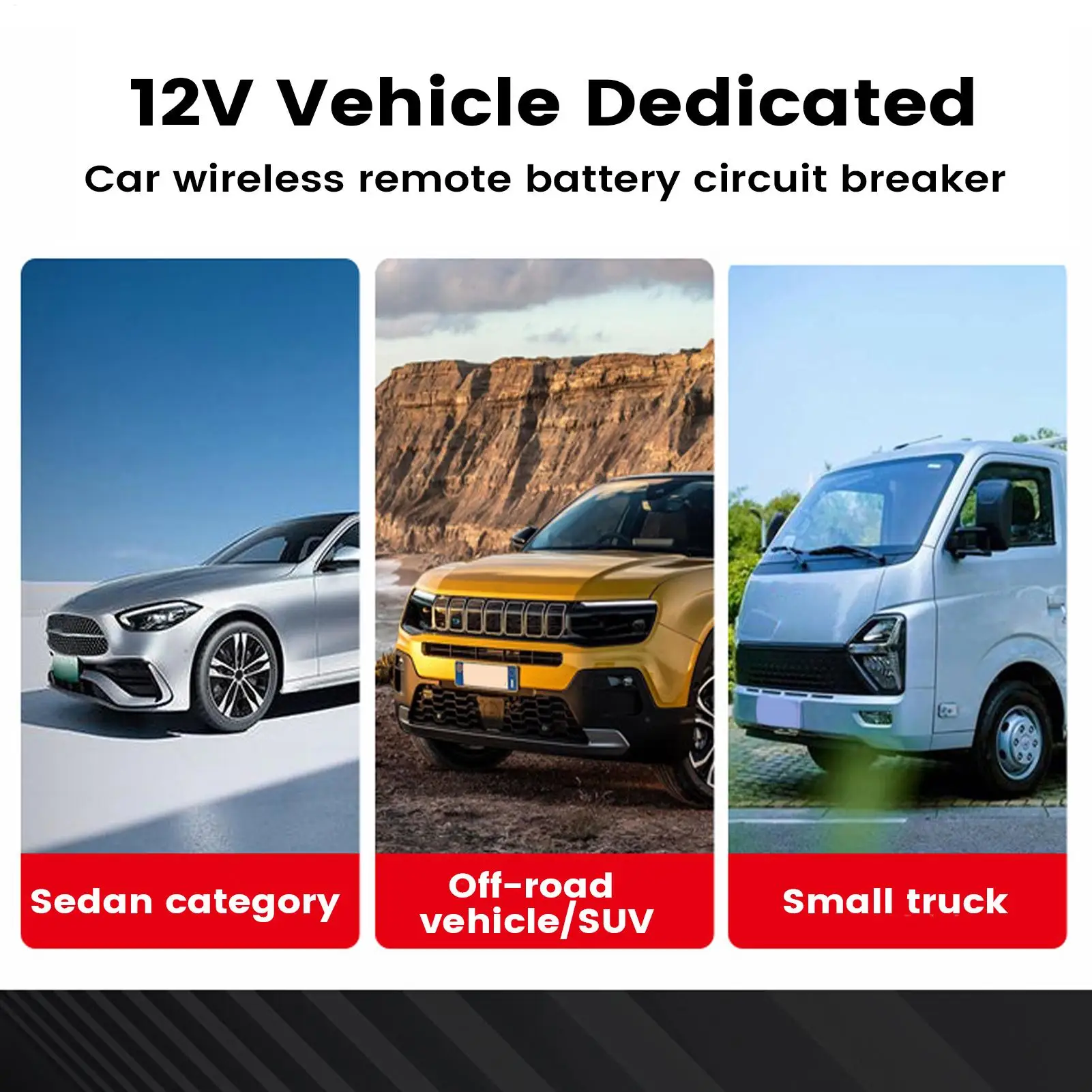 Car Remote Battery Disconnect Control Anti-Theft Equipment Prevent Battery Drain Remote Disconnect Control For Mechanics