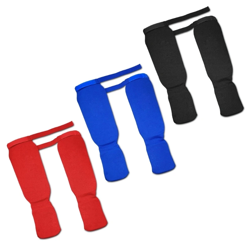 

Martial Art Shin Guards Leg Foot Guards Sparring Training Gear for Taekwondo