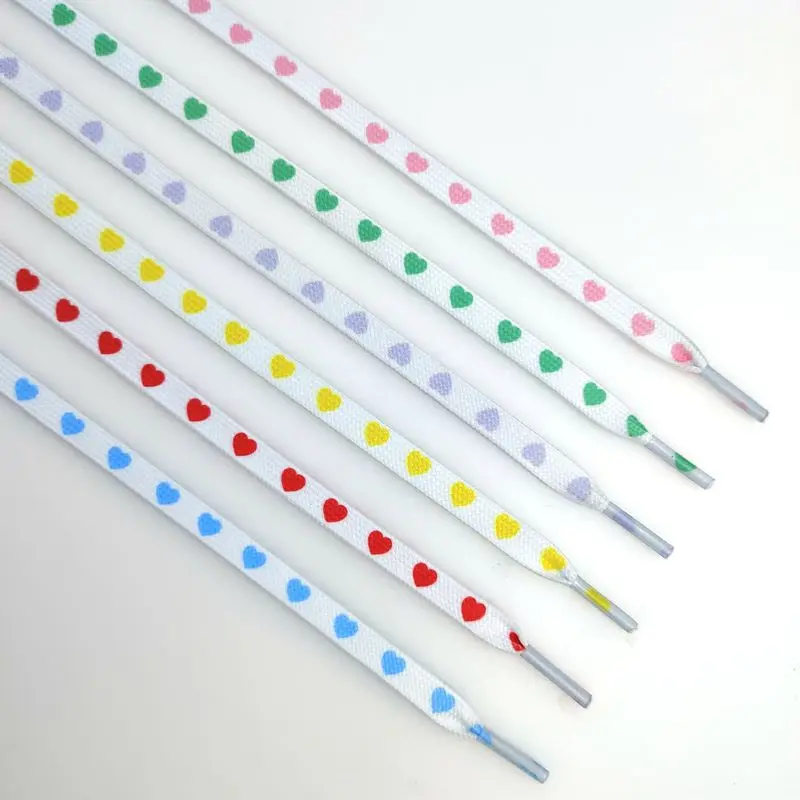 NEUE Schnürsenkel für Sneaker, flache Herz-Schnürsenkel, Sport- und Freizeitschnürsenkel, hohe Canvas-Schnürsenkel für Damen- und Herrenschuhe, Accessoires – Detail 5