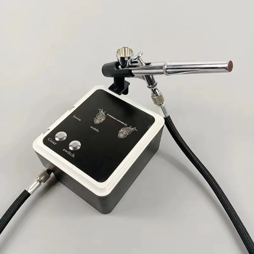 

Аэрограф для дизайна ногтей, клей для лака для ногтей, набор аэрографов, мини-воздушный насос, компрессор для аэрографа