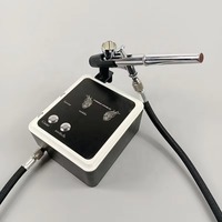 Nail Art Airbrush Nail Polish Glue Airbrush Set Mini Air Pump Compressor for Airbrush