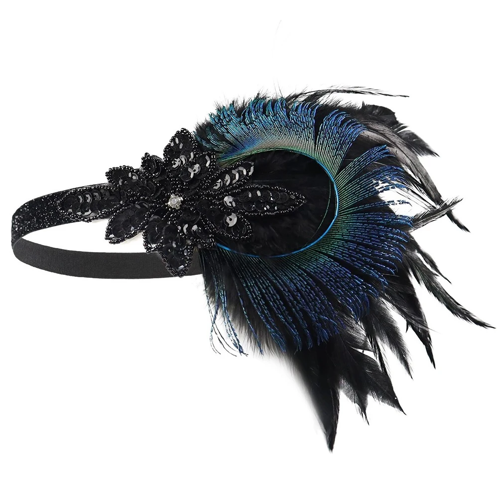 

Headb Accessories Vintage Artificial Beaded Flapper 1920s Headpieces Women 1920S Accessories For Women Retro Elegant