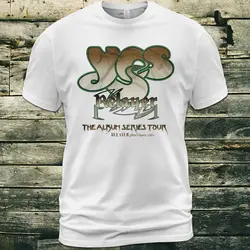 Cotton T shirt Yes mussic Relayer The Album Series Tour Jon Anderson Steve Howe long or short sleeves